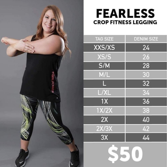NWT LulaRoe Rise Fearless Leggings Size Small - Picture 7 of 7